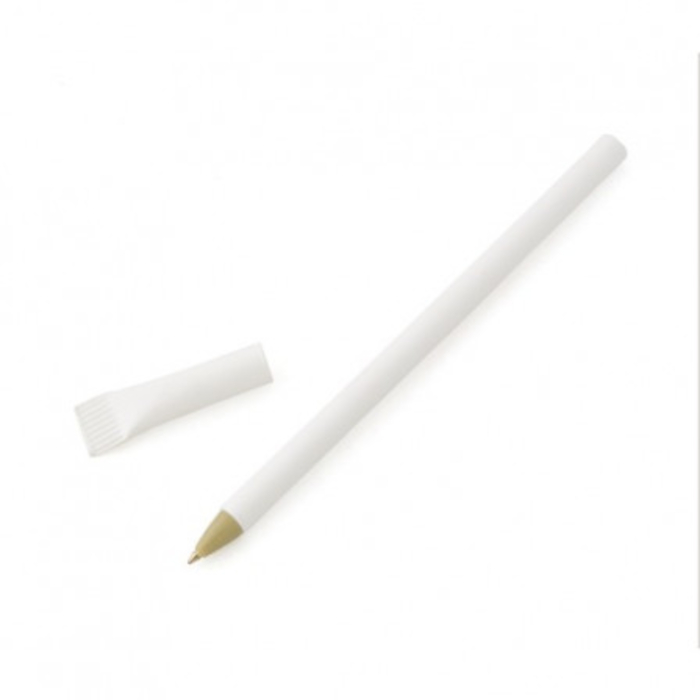 Bolígrafo ECO de papel reciclado, color blanco
