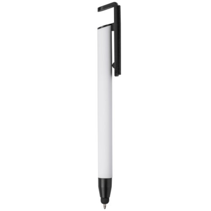 Bolígrafo COMFORT, superficie metálica para grabado, color blanco