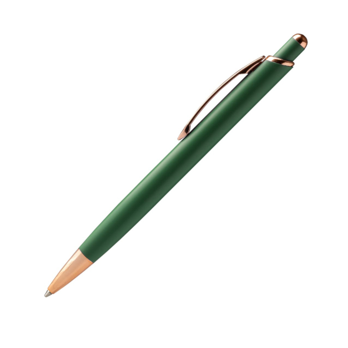 Bolígrafo, metal Diamante, verde